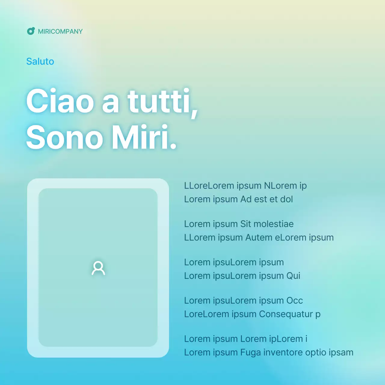 Una semplice guida alla newsletter aziendale in azzurro e menta