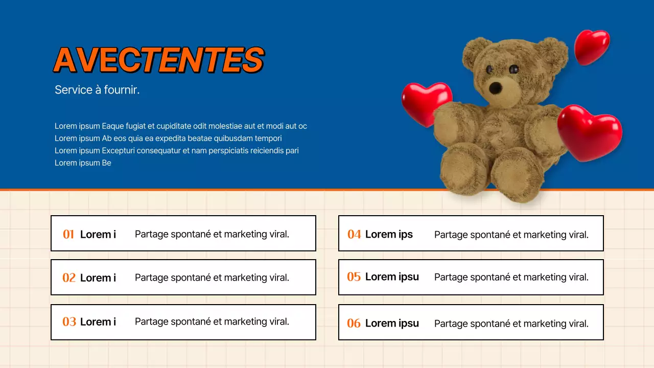 Rapport sur les tendances de consommation en bleu et orange