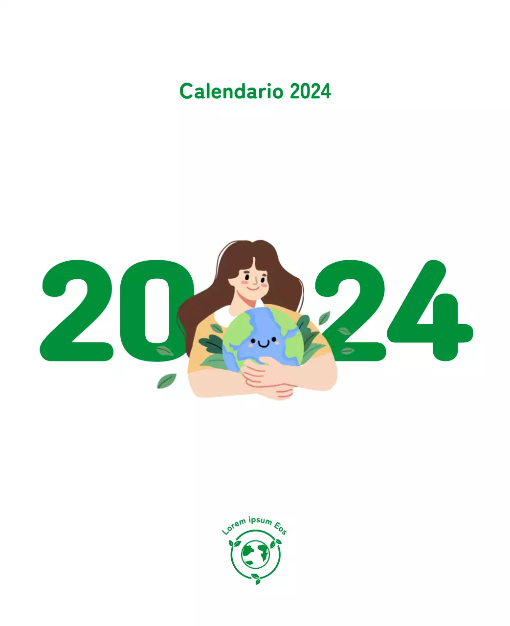 Una fondazione sociale che celebra le festività natalizie con illustrazioni colorate di persone e del pianeta.