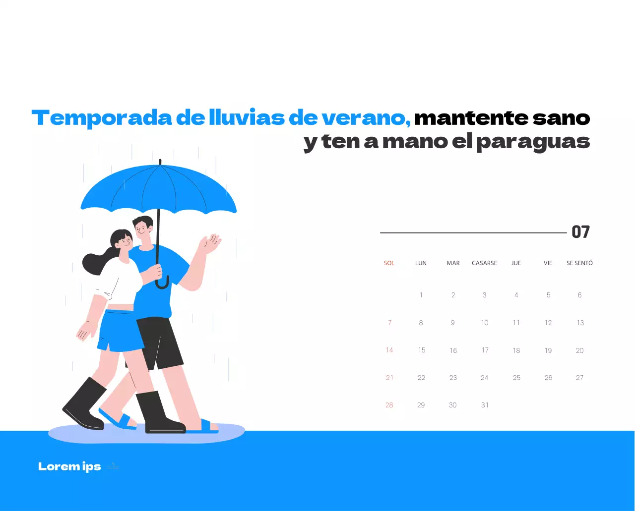 Un hospital festivo con ilustraciones de temática sanitaria y familiar y acentos de color