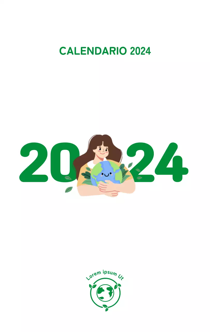 Celebrazione delle festività natalizie con illustrazioni colorate di persone e del pianeta.