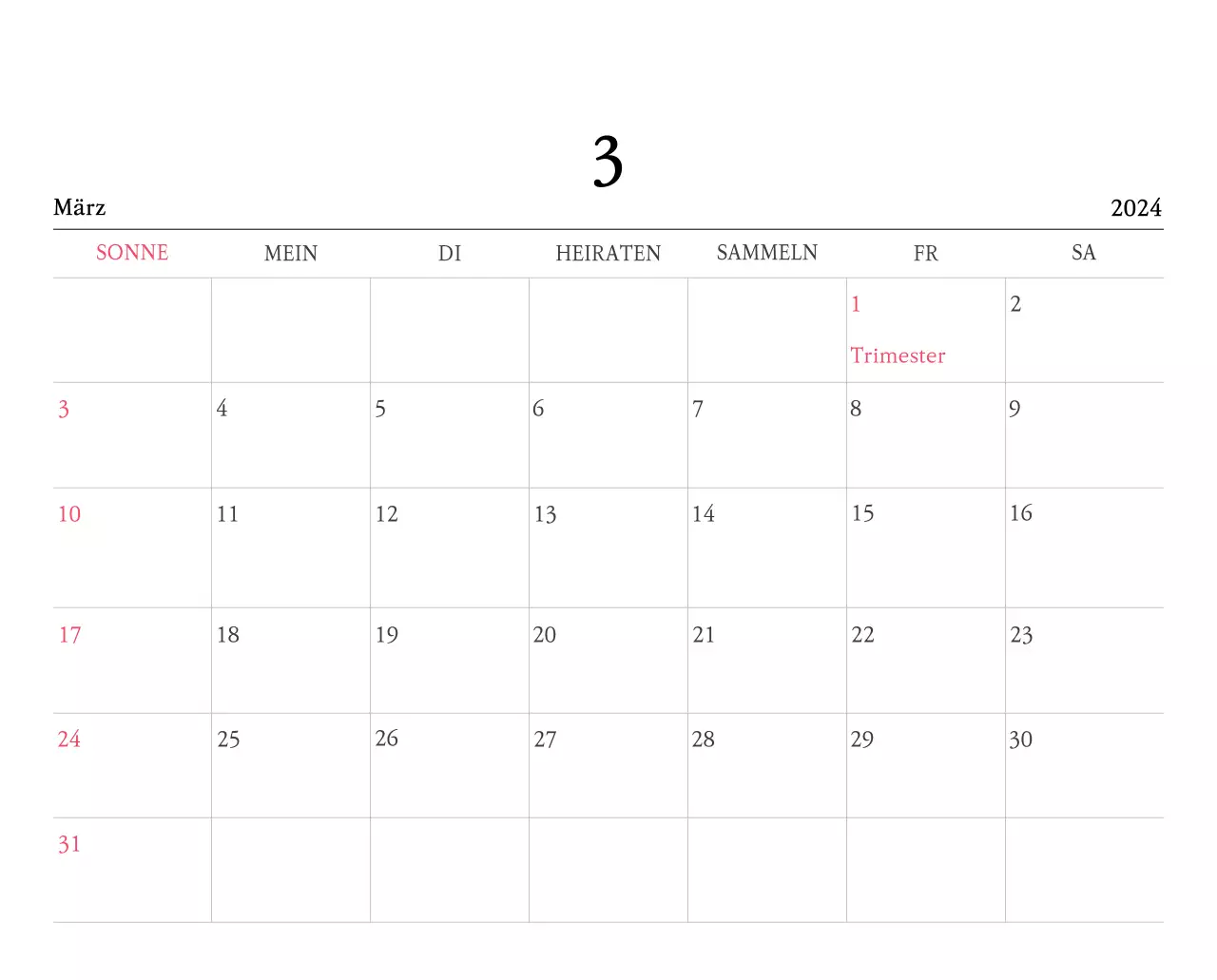 Kirchen mit niedlichen Illustrationen in warmen Farben