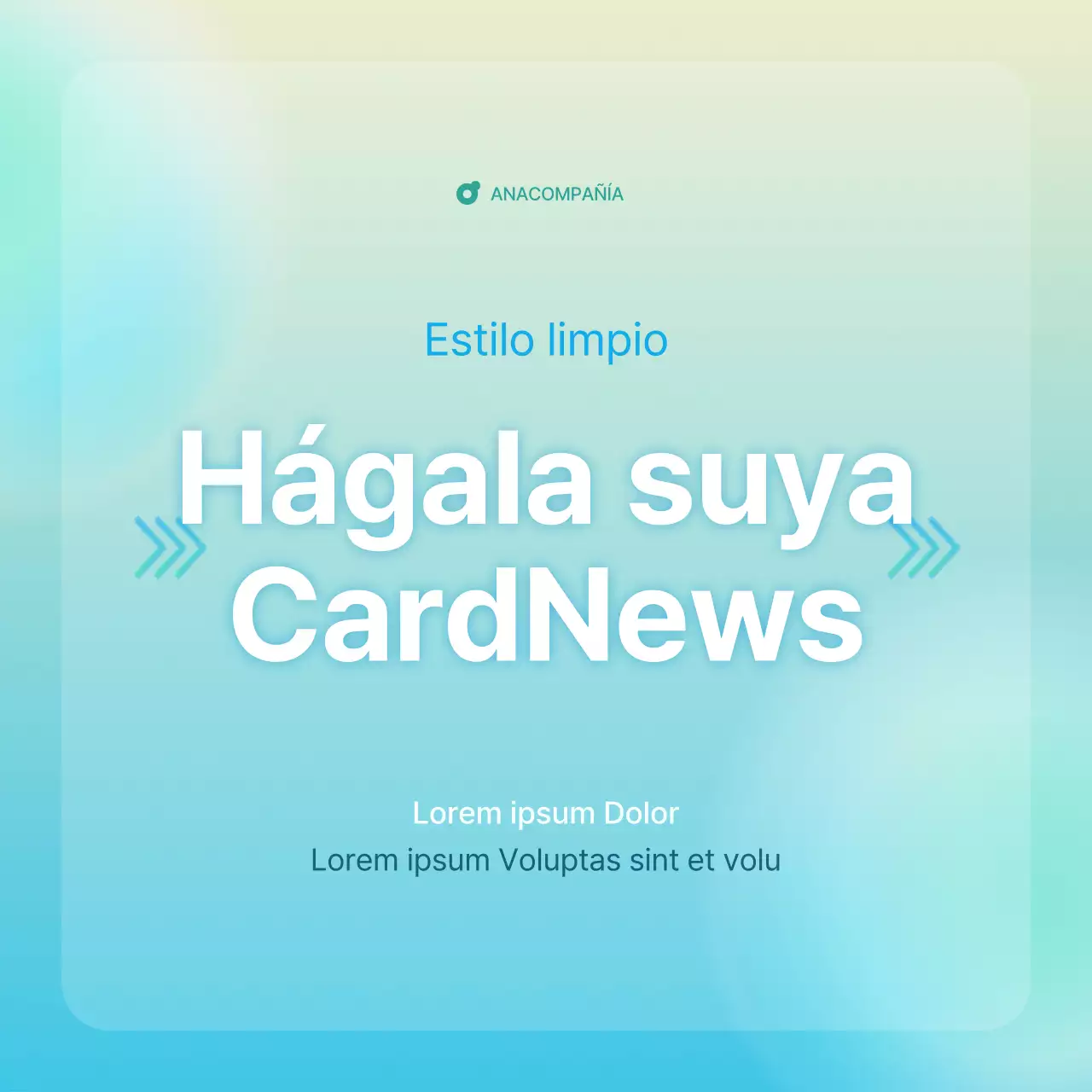 Una sencilla guía de boletines corporativos en azul claro y menta