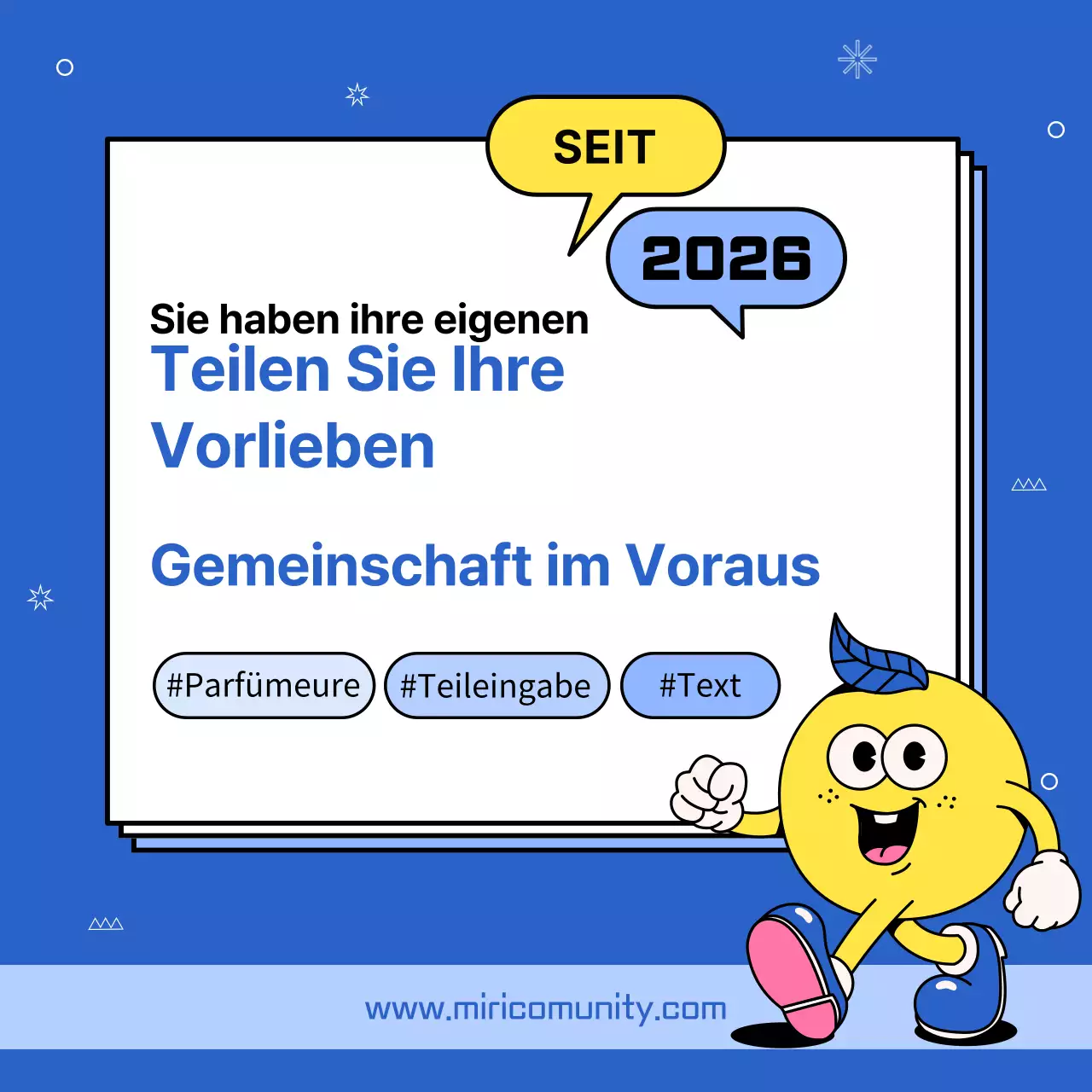 Blue's Simple Taste Sharing Community-Leitfaden