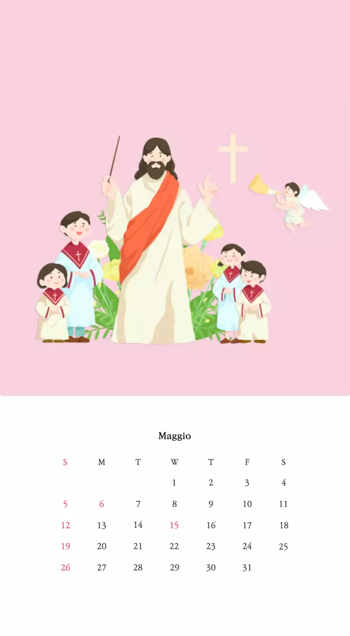 Chiese con simpatiche illustrazioni dai colori caldi