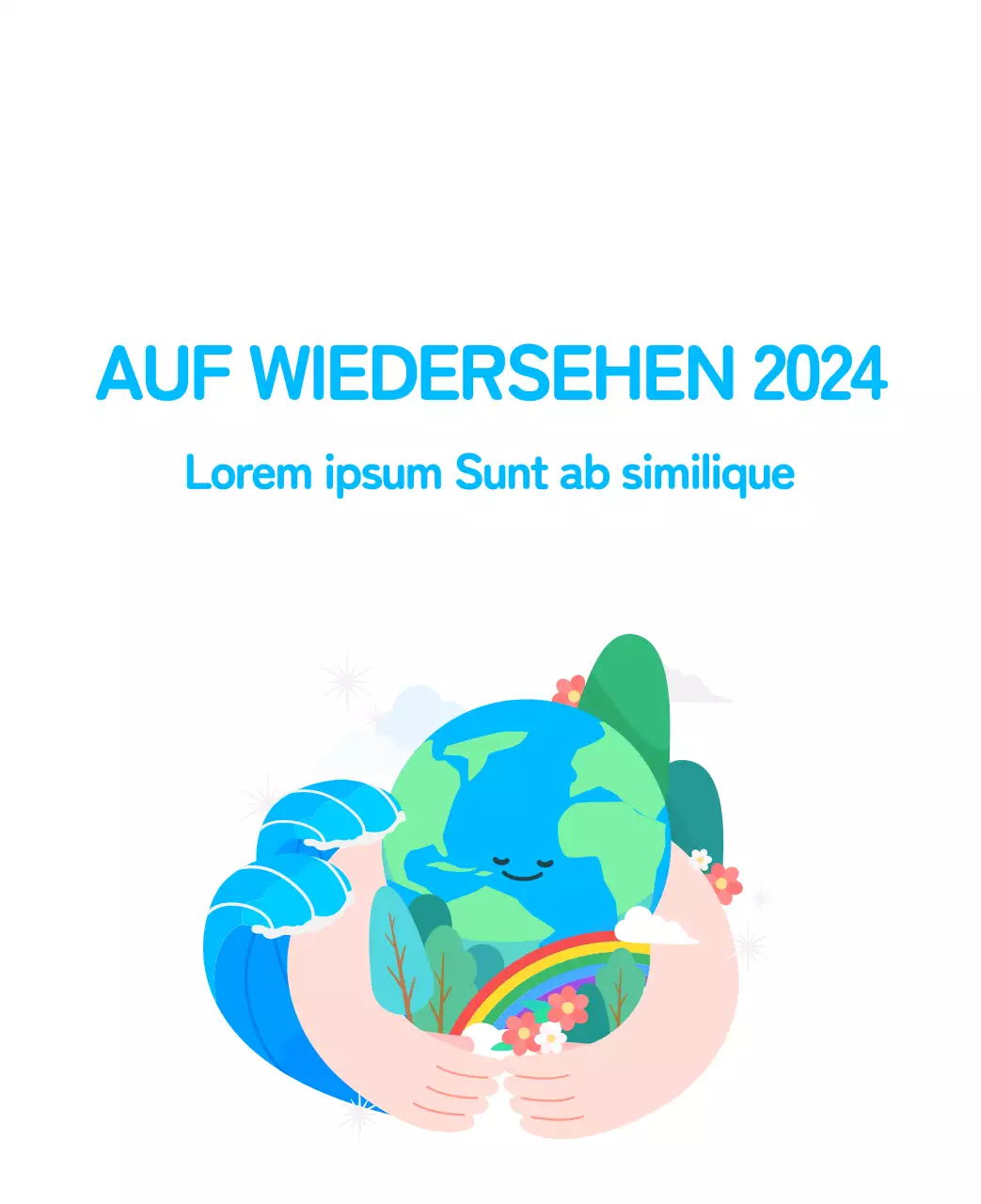 Eine soziale Stiftung, die die Weihnachtszeit mit farbenfrohen Illustrationen von Menschen und dem Planeten feiert.