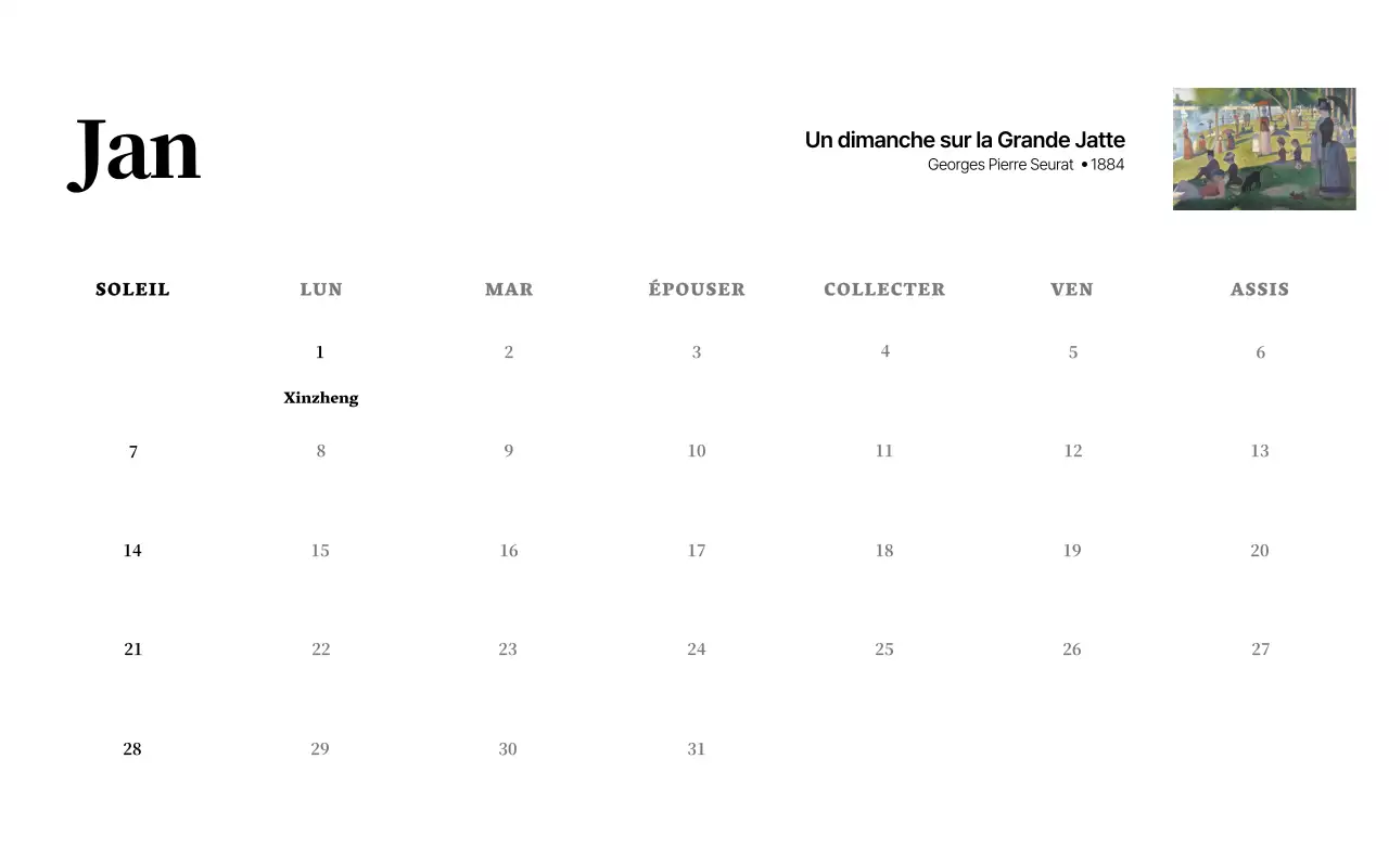 Un chef-d'œuvre simple et classique en noir et gris
