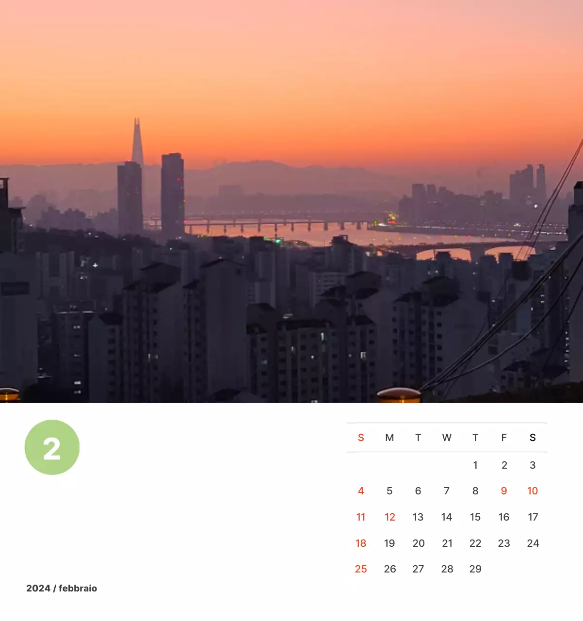 Calda fotografia di paesaggio con colori pastello