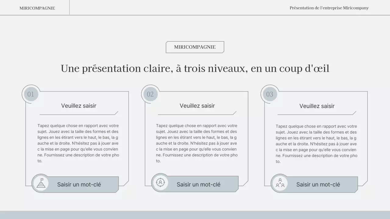 Un rapport d'activité simple et émotionnel en bleu clair et blanc