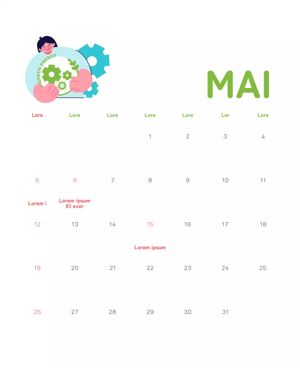 Une fondation sociale qui célèbre les fêtes de fin d'année avec des illustrations colorées de personnes et de la planète.