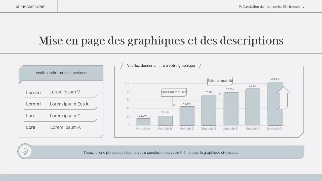 Un rapport d'activité simple et émotionnel en bleu clair et blanc