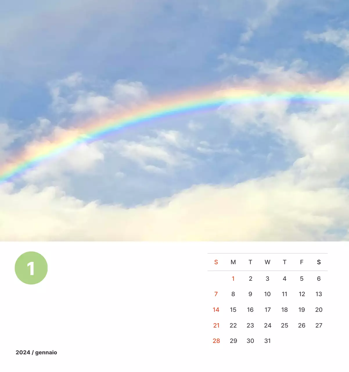 Calda fotografia di paesaggio con colori pastello