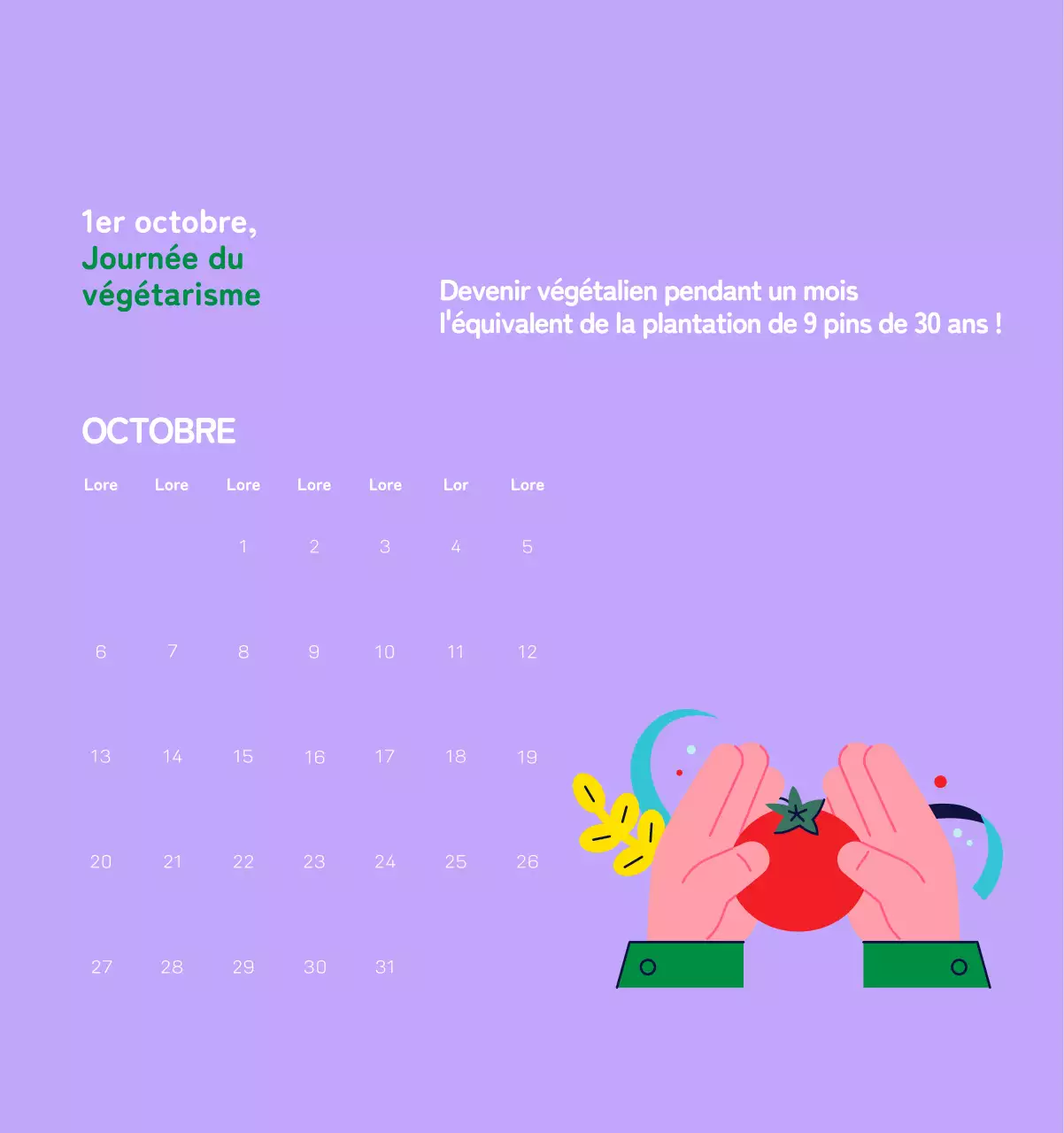 Célébration des fêtes de fin d'année avec des illustrations colorées de l'homme et de la planète.