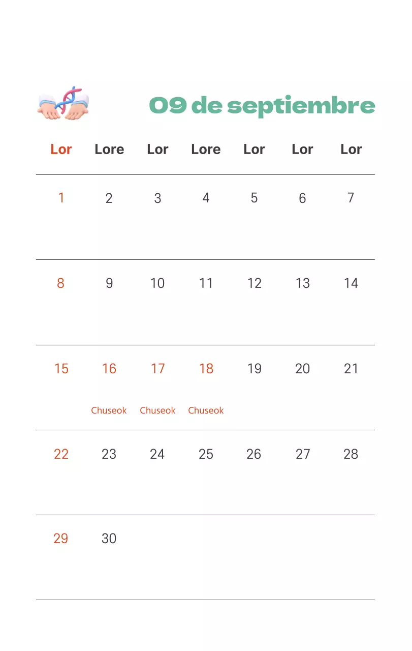 Un hospital festivo con ilustraciones de temática sanitaria y familiar y acentos de color