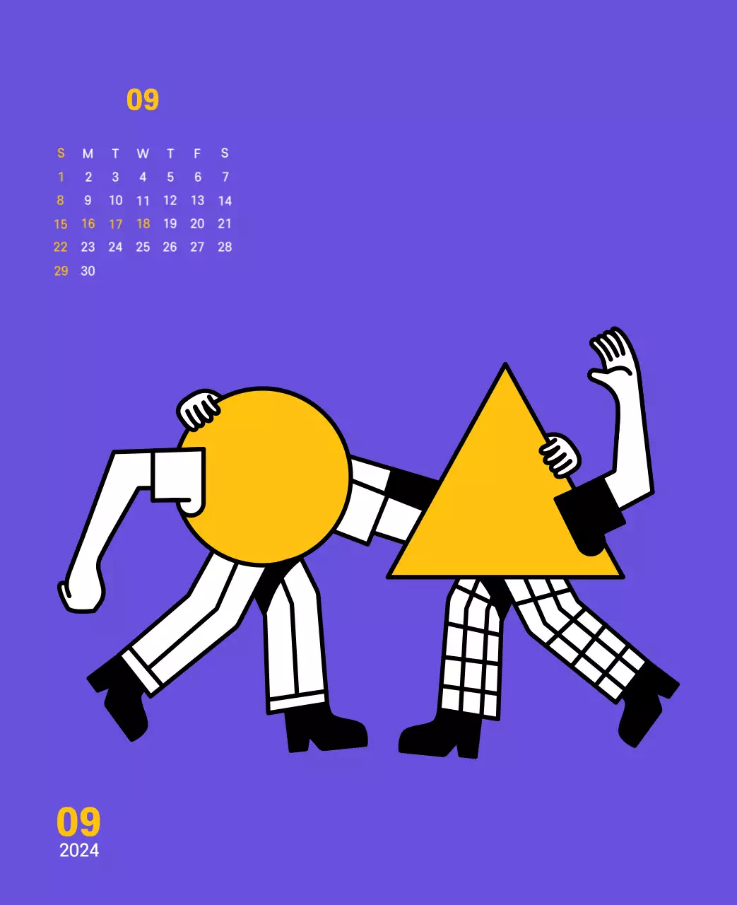 Zuivere lijnillustratie op paarse achtergrond