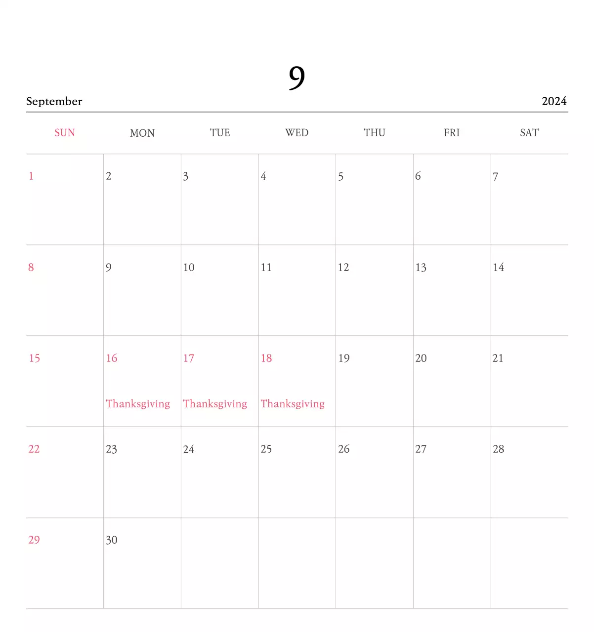 Church with cute illustrations in warm colors