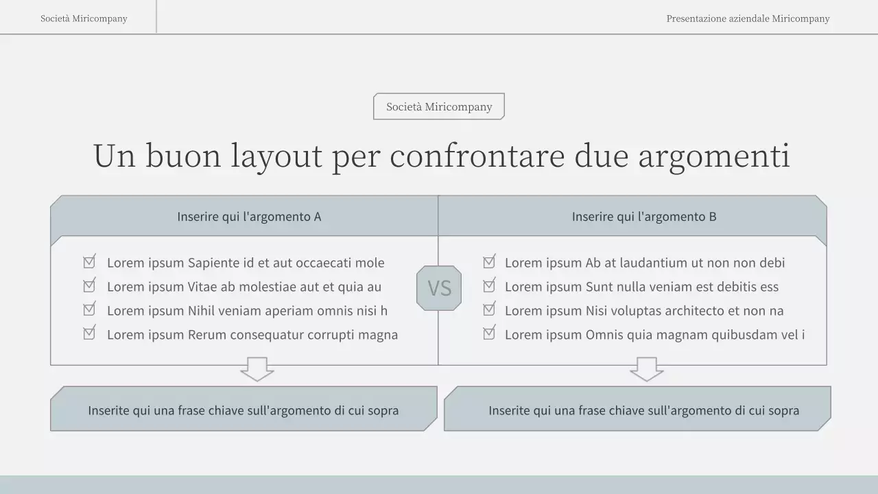 Una relazione d'affari semplice ed emozionale in azzurro e bianco