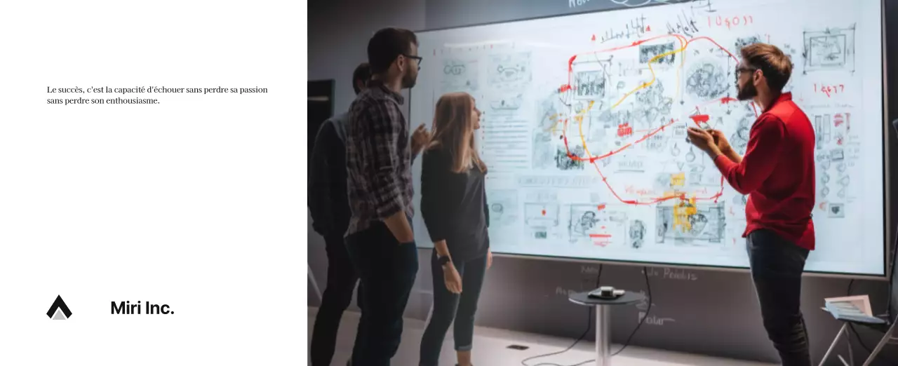 Un calendrier d'entreprise simple en gris