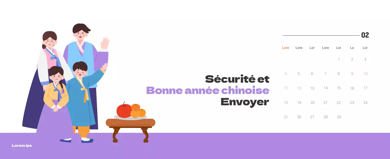 Un hôpital festif avec des illustrations sur le thème de la santé et de la famille et des accents colorés.