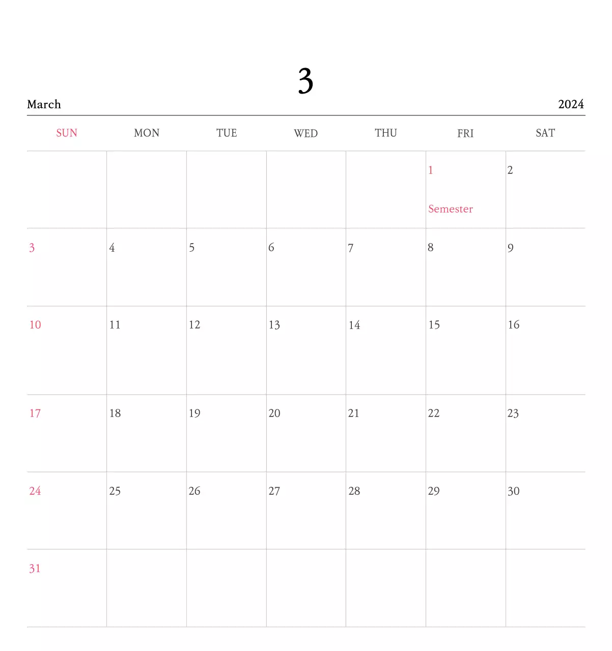 Church with cute illustrations in warm colors