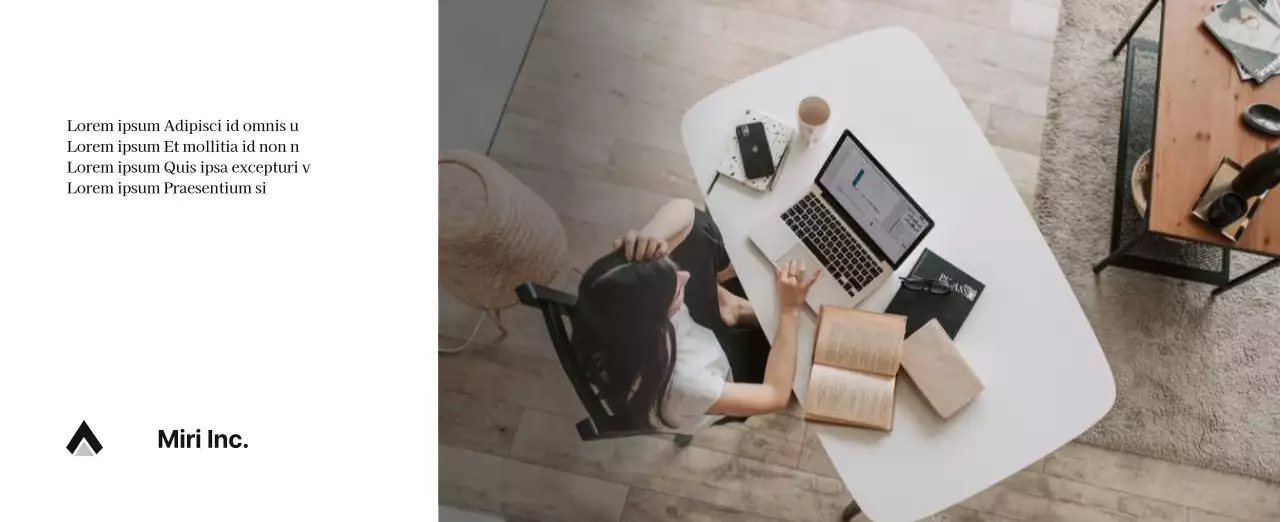 Un calendrier d'entreprise simple en gris