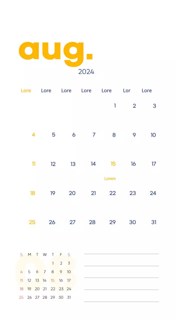 Werkkalender met prachtige illustraties