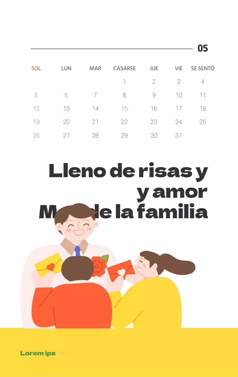 Un hospital festivo con ilustraciones de temática sanitaria y familiar y acentos de color