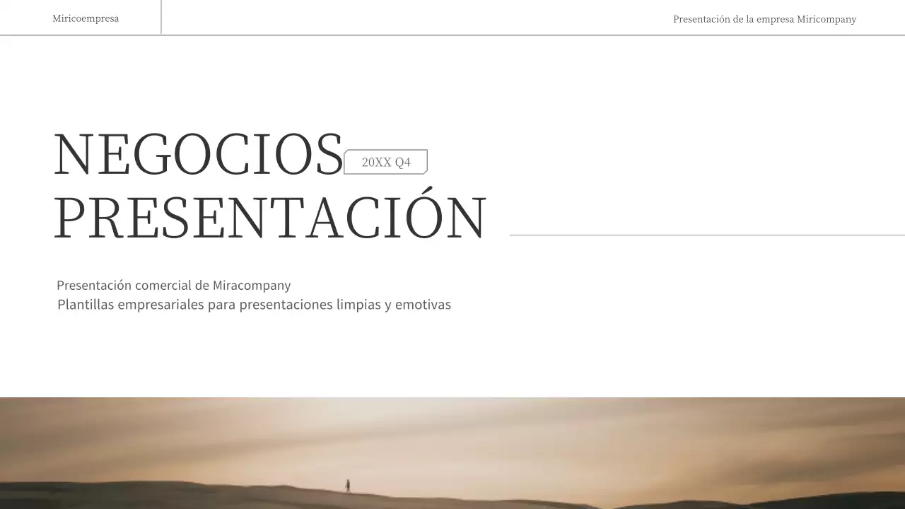 Un informe empresarial sencillo y emotivo en marrón y blanco