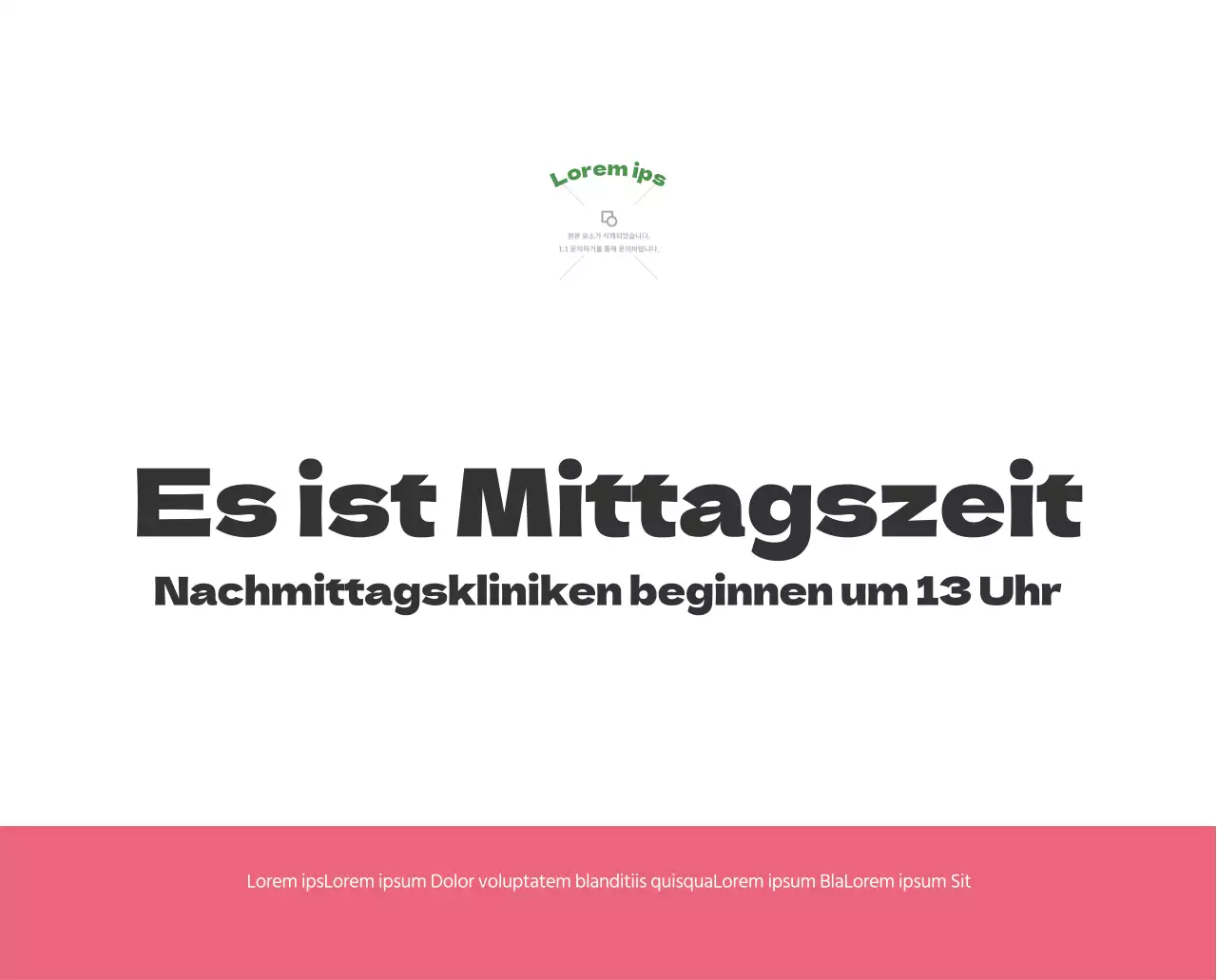 Ein festliches Krankenhaus mit Illustrationen zum Thema Gesundheit und Familie und farbenfrohen Akzenten