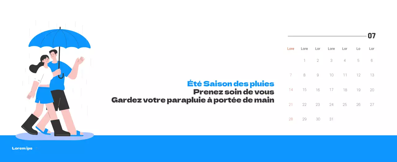 Un hôpital festif avec des illustrations sur le thème de la santé et de la famille et des accents colorés.