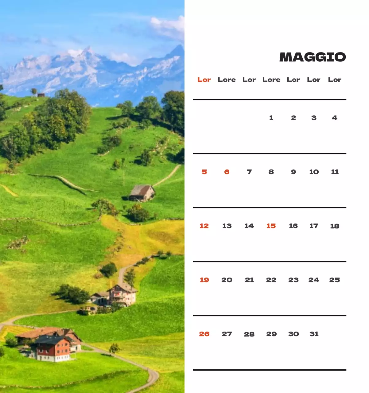 Agenzia di viaggi che celebra le festività con fotografie di viaggio stagionali e un layout di testo pulito e in grassetto.
