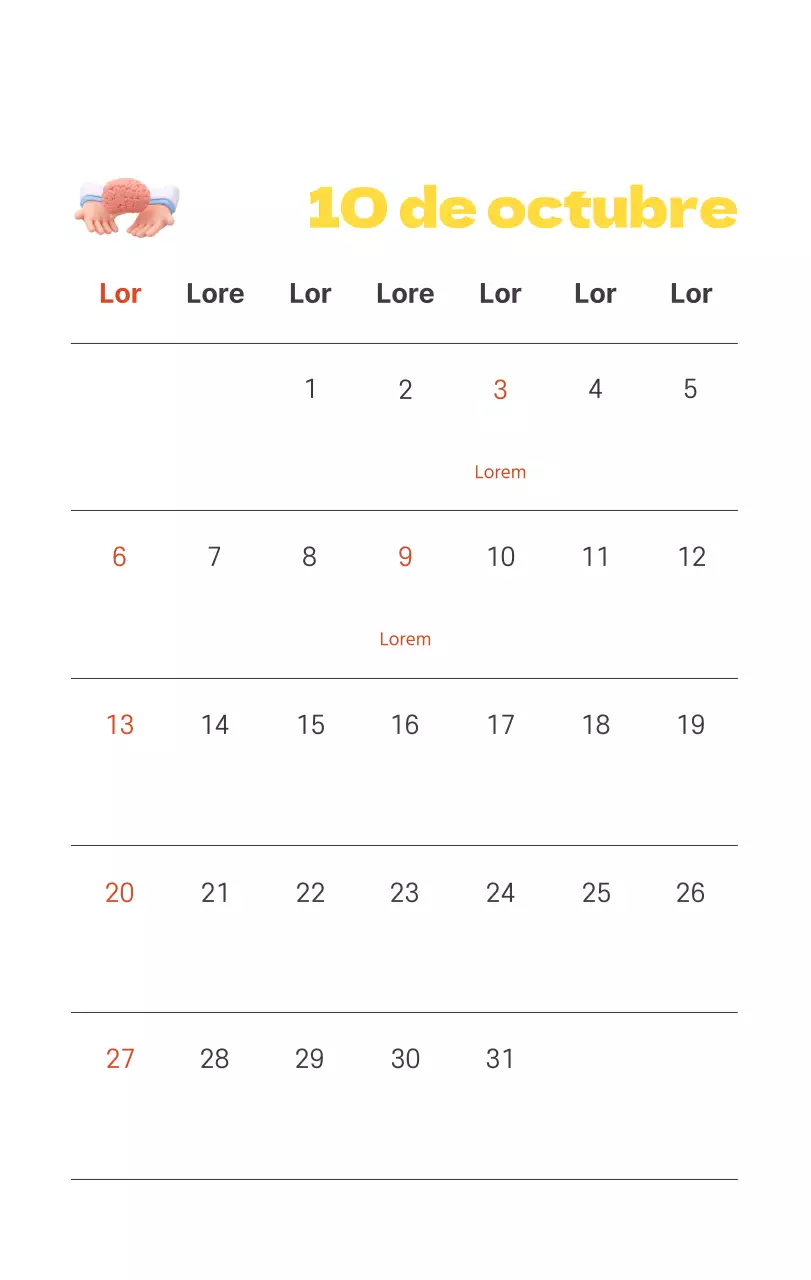 Un hospital festivo con ilustraciones de temática sanitaria y familiar y acentos de color