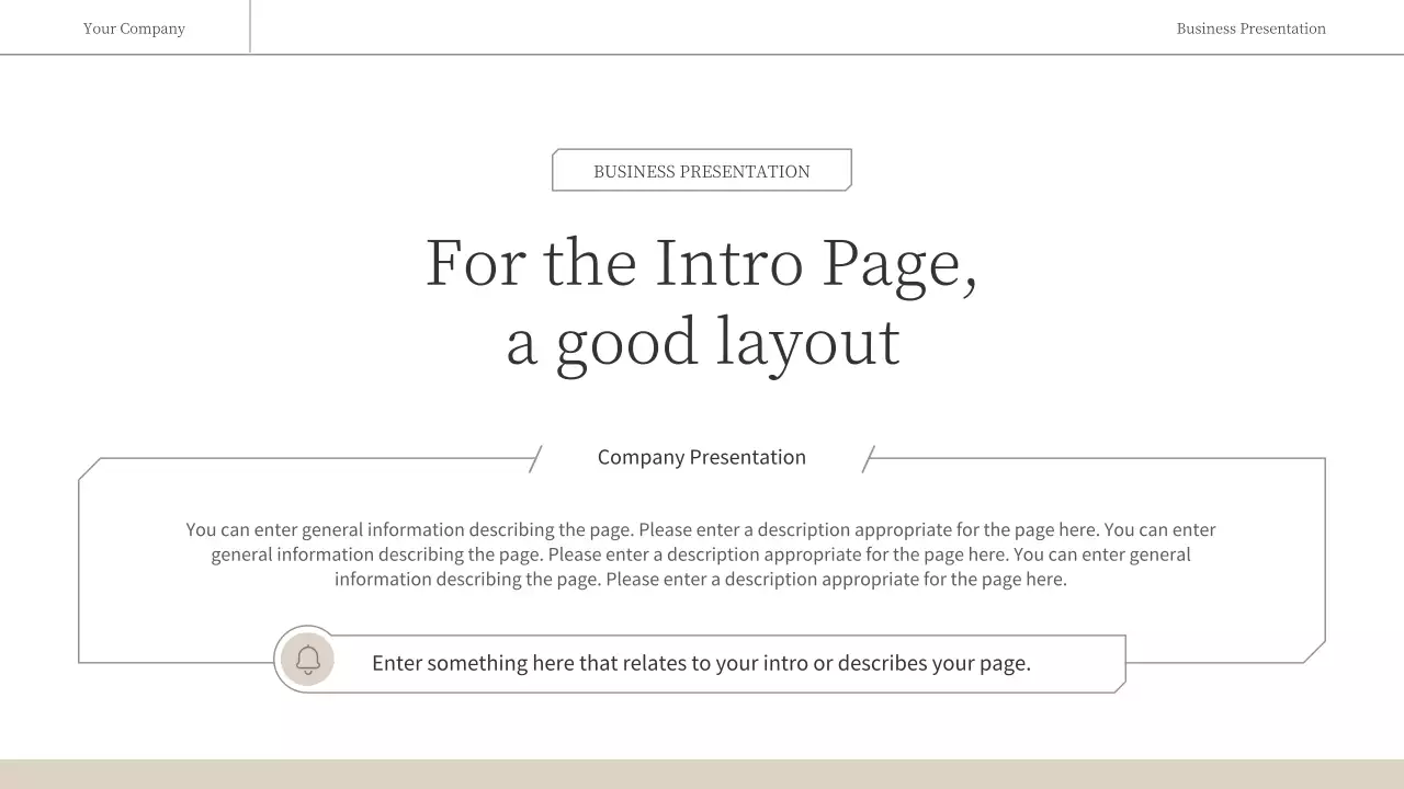 Beige Modern Business Presentation