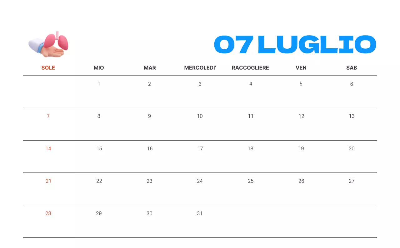 Un ospedale festivo con illustrazioni a tema salute e famiglia e accenti colorati