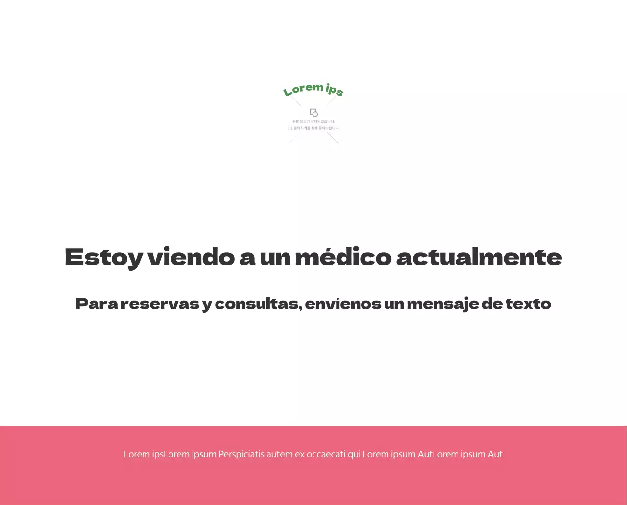 Un hospital festivo con ilustraciones de temática sanitaria y familiar y acentos de color