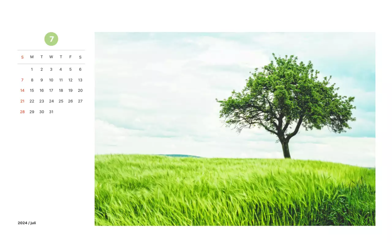 Warme landschapsfotografie in pastelkleuren