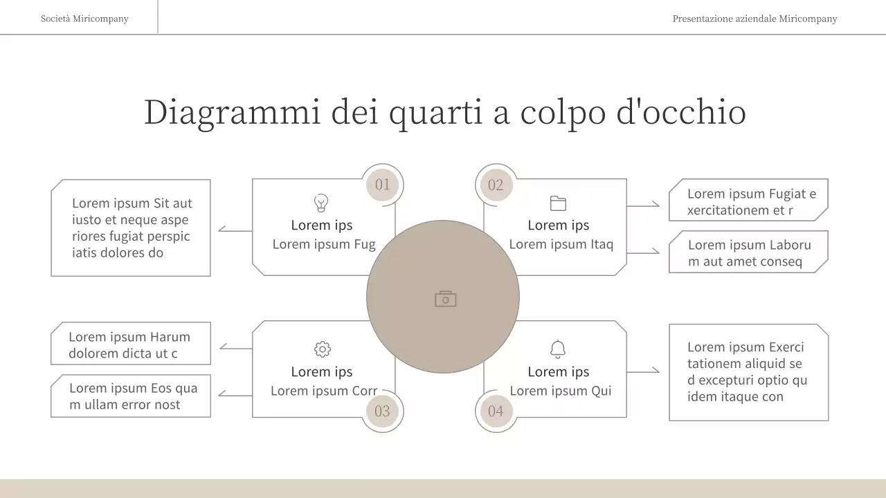 Una relazione d'affari semplice ed emozionale in bianco e marrone