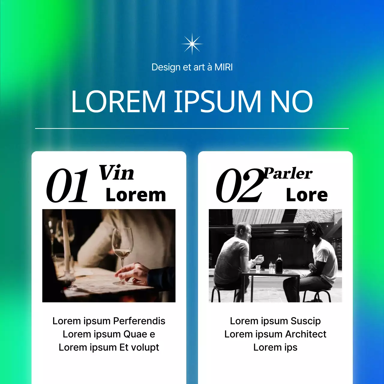 Promouvoir des séminaires d'art en cybernétique bleue et chartreuse