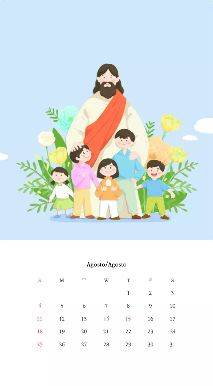 Chiese con simpatiche illustrazioni dai colori caldi