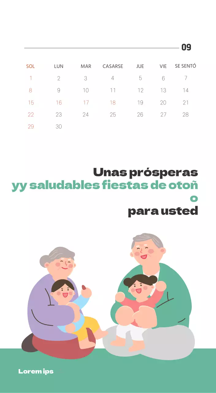 Un hospital festivo con ilustraciones de temática sanitaria y familiar y acentos de color