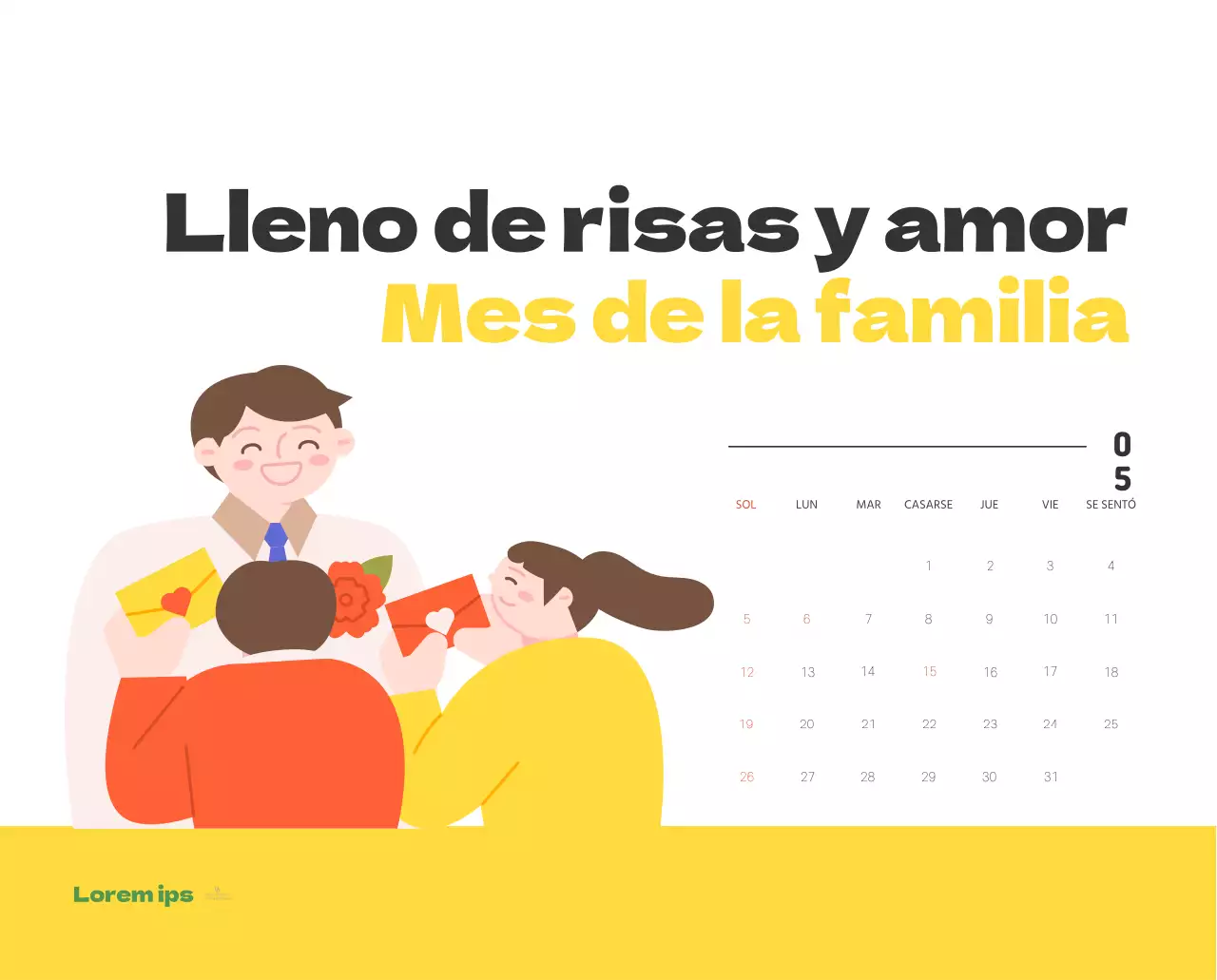 Un hospital festivo con ilustraciones de temática sanitaria y familiar y acentos de color