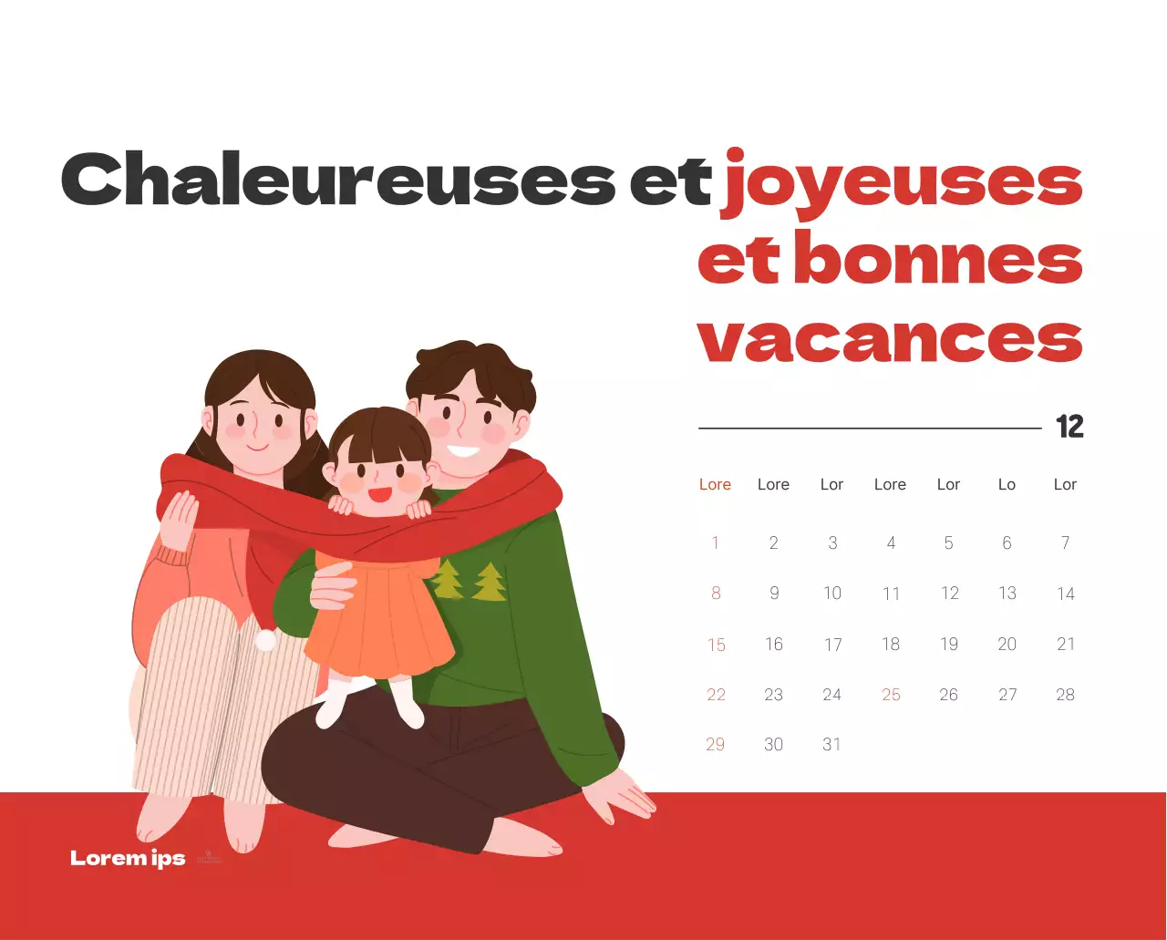 Un hôpital festif avec des illustrations sur le thème de la santé et de la famille et des accents colorés.