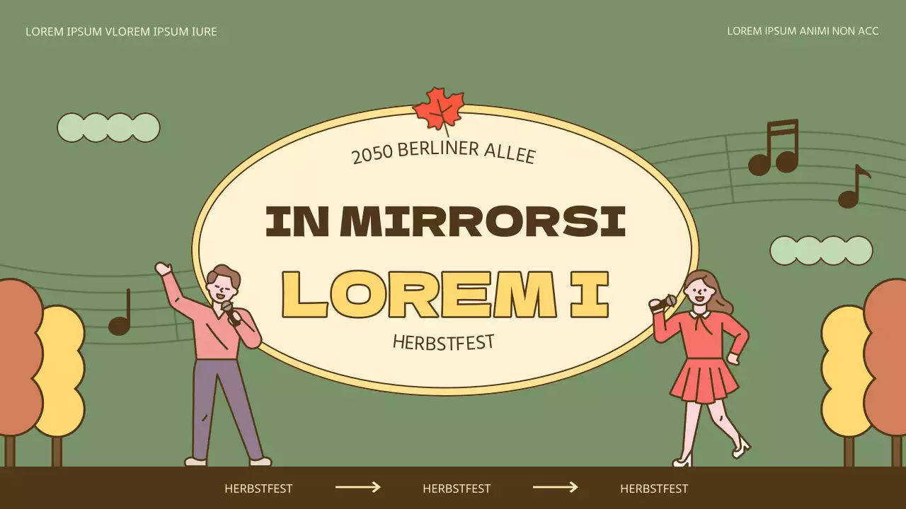 Fördern Sie natürliche Herbstfeste in Gelb und Khaki