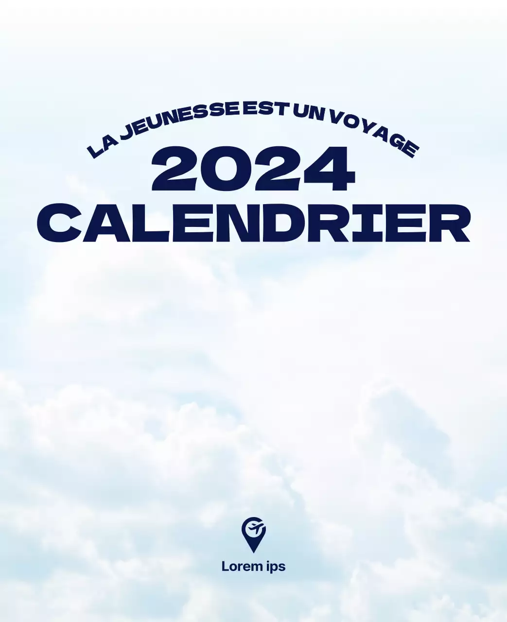 Une agence de voyage qui célèbre les fêtes de fin d'année avec des photos de voyages saisonniers et une mise en page claire et audacieuse.
