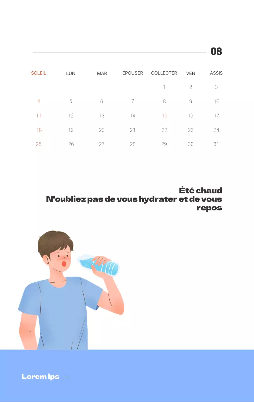 Un hôpital festif avec des illustrations sur le thème de la santé et de la famille et des accents colorés.