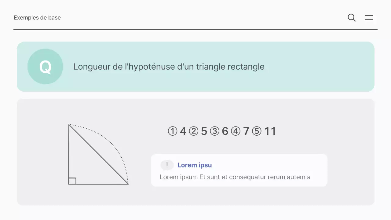 Ressources scolaires simples pour les mathématiques en blanc et menthe