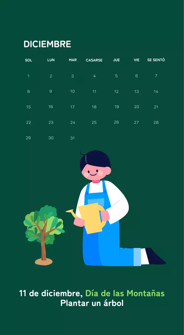 Celebra las fiestas navideñas con coloridas ilustraciones sobre las personas y el planeta.