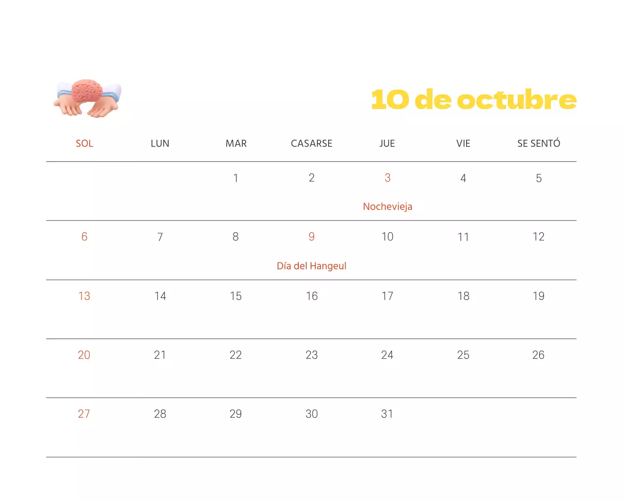 Un hospital festivo con ilustraciones de temática sanitaria y familiar y acentos de color