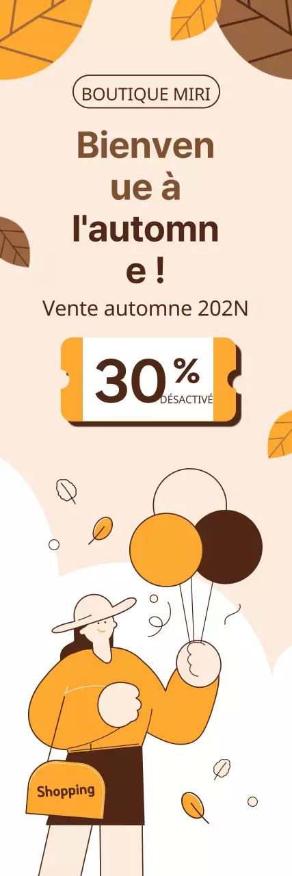 Un guide des affaires d'automne avec une touche de jaune et de brun