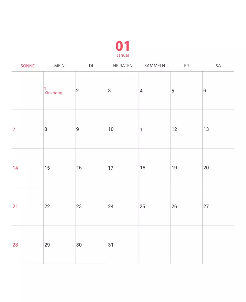 Saubere Linie Illustration auf einem lila Hintergrund